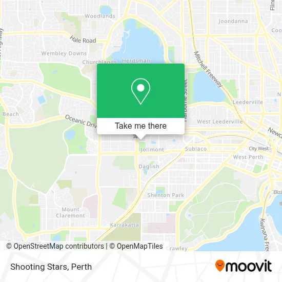 Mapa Shooting Stars