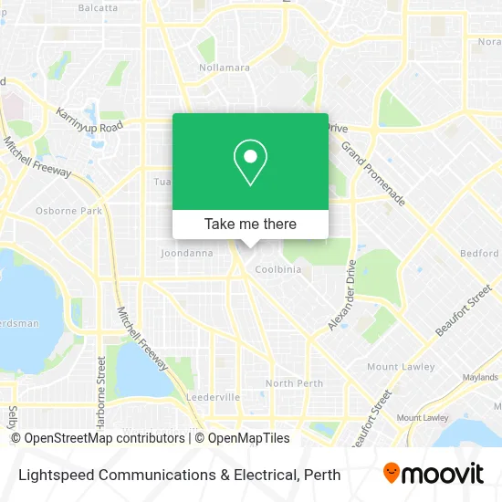 Mapa Lightspeed Communications & Electrical