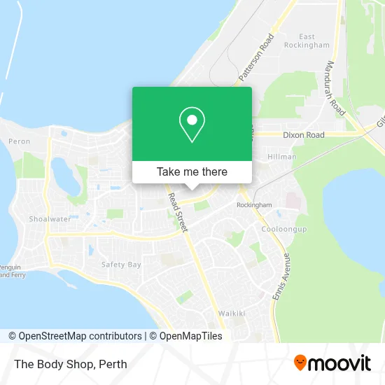 Mapa The Body Shop