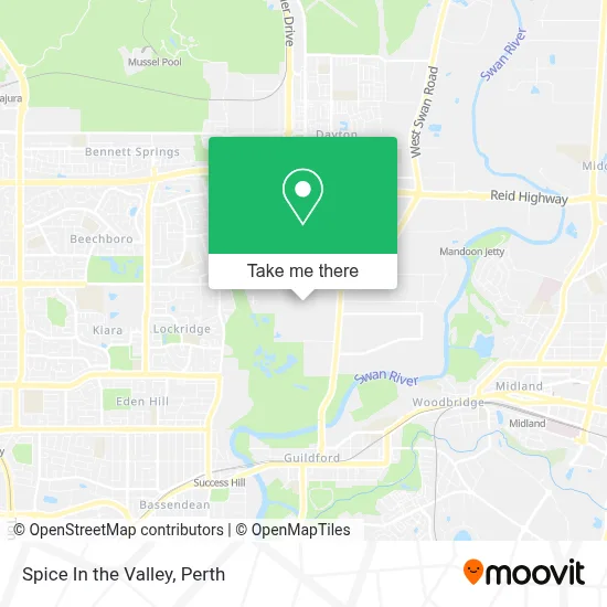 Mapa Spice In the Valley