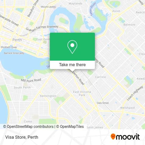 Mapa Visa Store