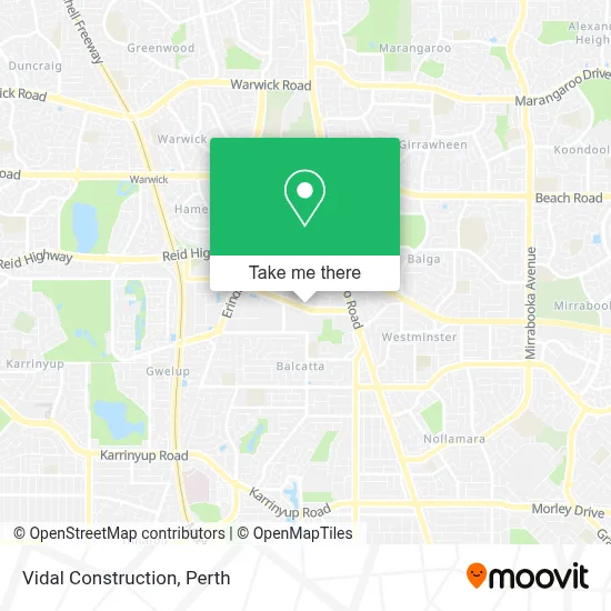 Mapa Vidal Construction