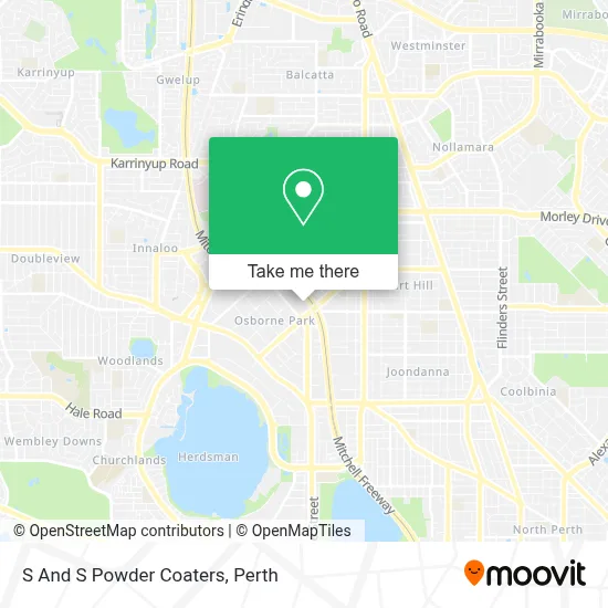 S And S Powder Coaters map