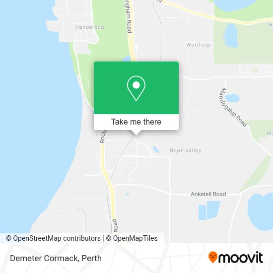 Mapa Demeter Cormack