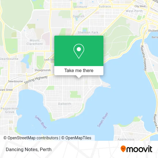 Mapa Dancing Notes