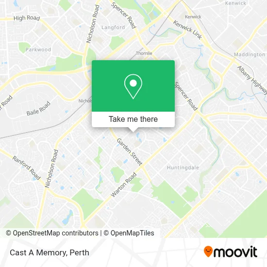Cast A Memory map