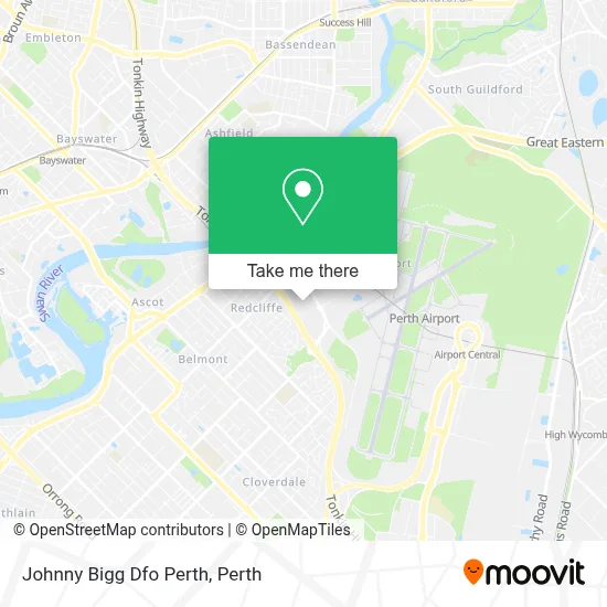 Mapa Johnny Bigg Dfo Perth