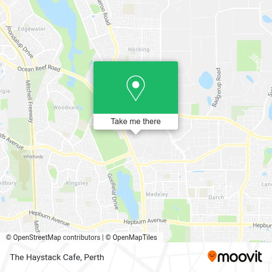 The Haystack Cafe map