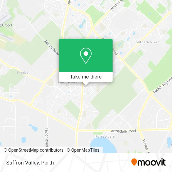Mapa Saffron Valley