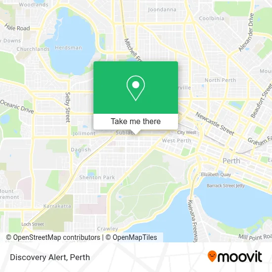 Mapa Discovery Alert