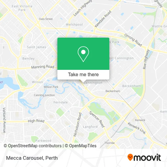 Mapa Mecca Carousel