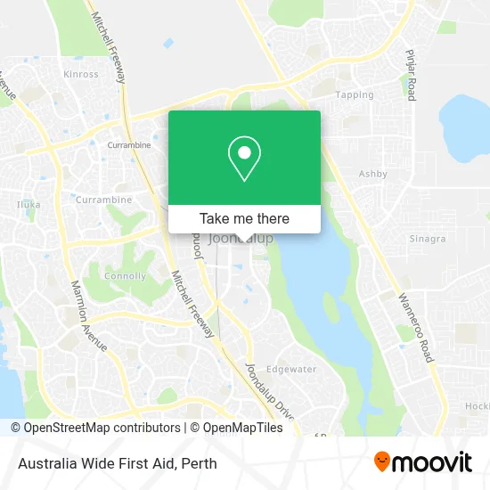 Mapa Australia Wide First Aid