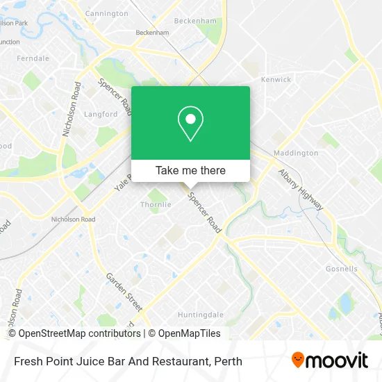 Mapa Fresh Point Juice Bar And Restaurant