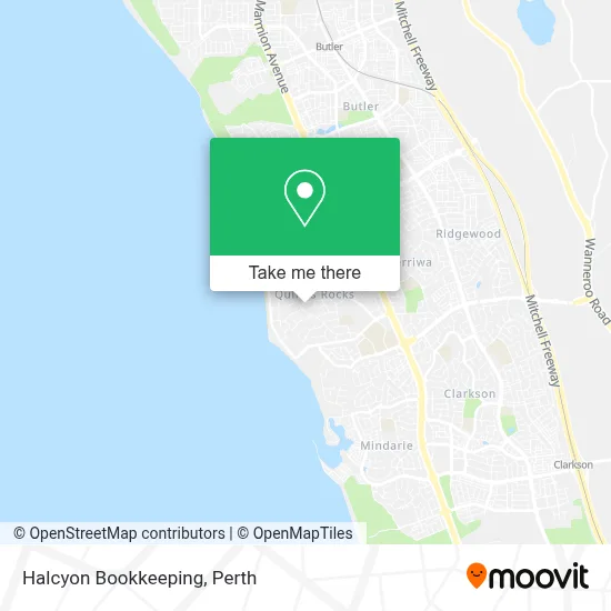 Mapa Halcyon Bookkeeping