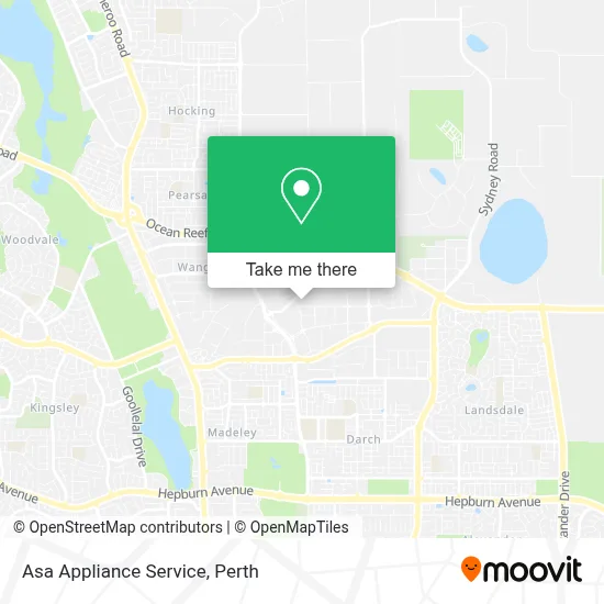 Mapa Asa Appliance Service