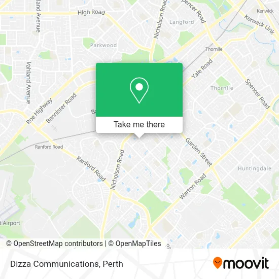 Mapa Dizza Communications