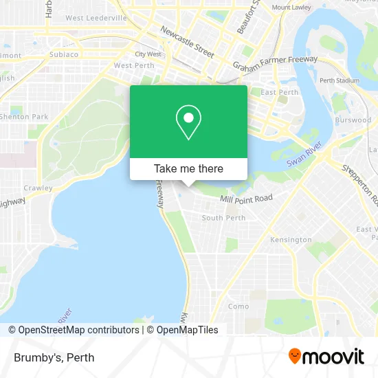 Mapa Brumby's