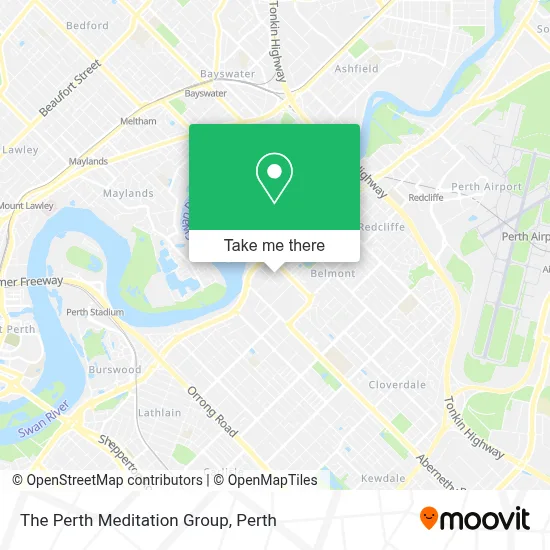 Mapa The Perth Meditation Group