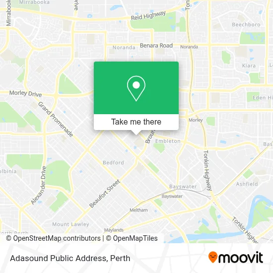 Mapa Adasound Public Address