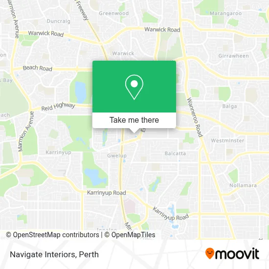 Mapa Navigate Interiors