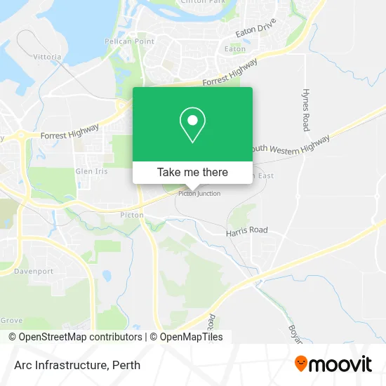 Arc Infrastructure map