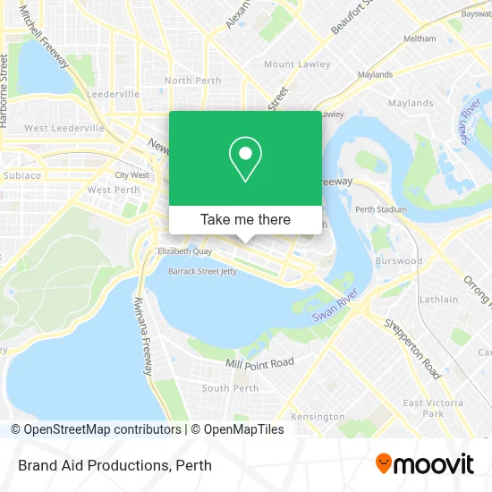 Mapa Brand Aid Productions