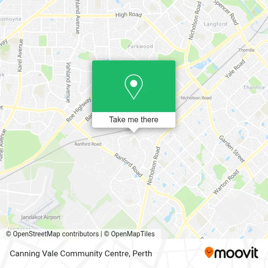 Mapa Canning Vale Community Centre