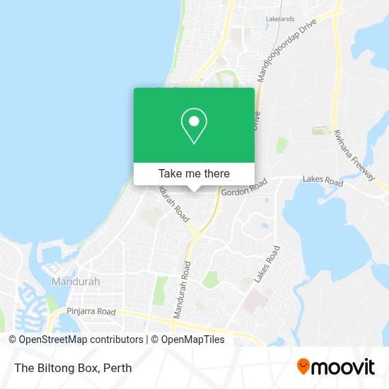 Mapa The Biltong Box