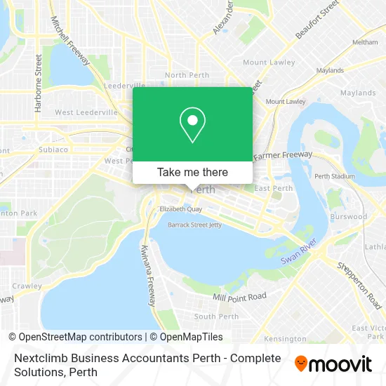 Mapa Nextclimb Business Accountants Perth - Complete Solutions