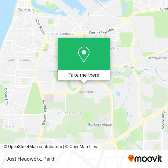 Mapa Just Headworx