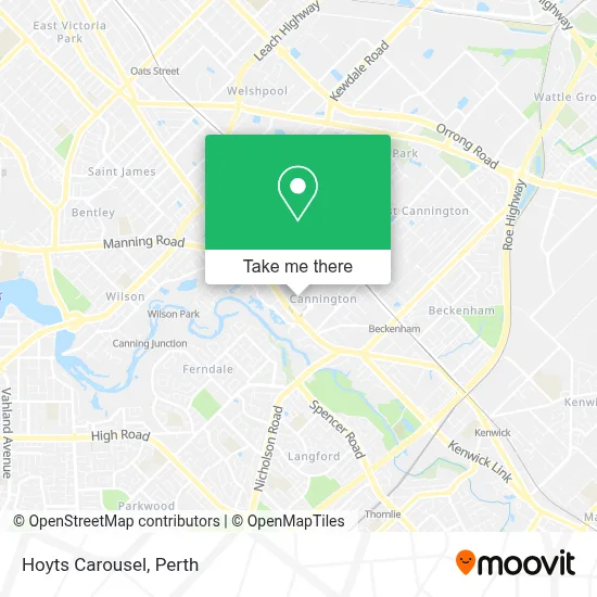 Mapa Hoyts Carousel