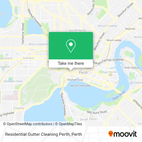 Mapa Residential Gutter Cleaning Perth