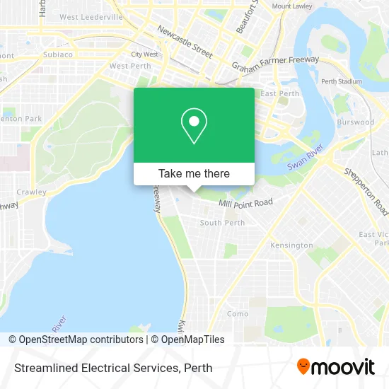 Mapa Streamlined Electrical Services