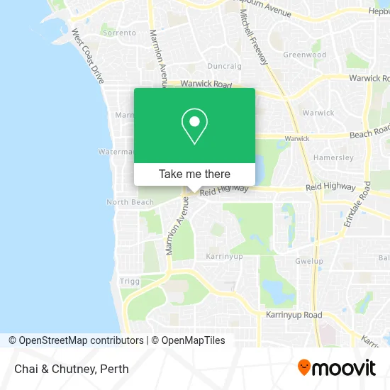 Chai & Chutney map