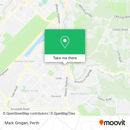 Mapa Mark Grogan