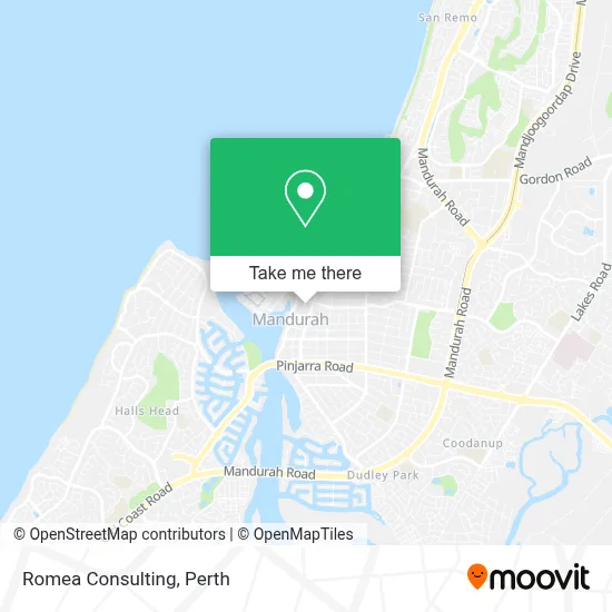 Mapa Romea Consulting