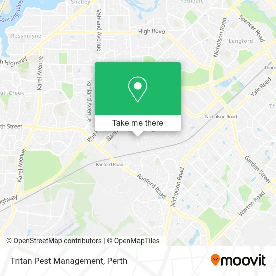Mapa Tritan Pest Management