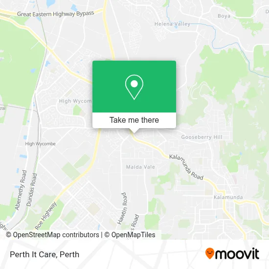 Mapa Perth It Care