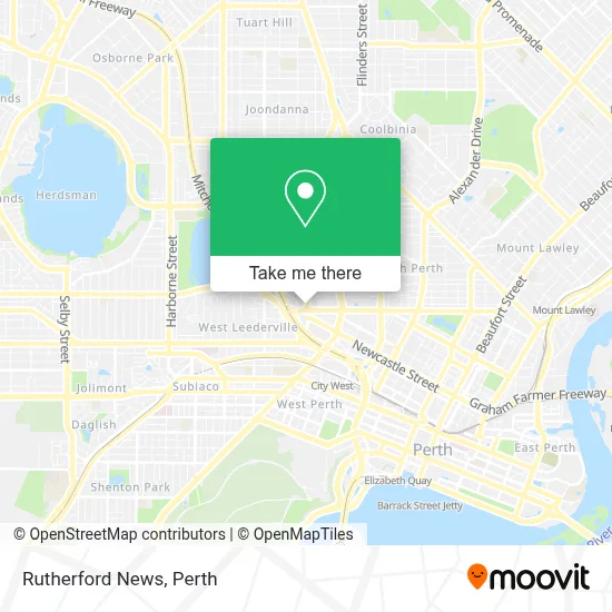 Mapa Rutherford News
