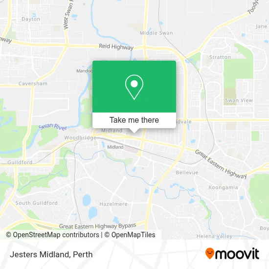 Mapa Jesters Midland