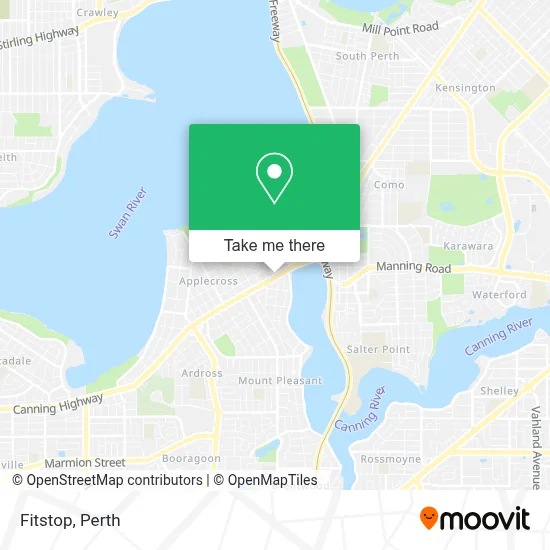 Mapa Fitstop