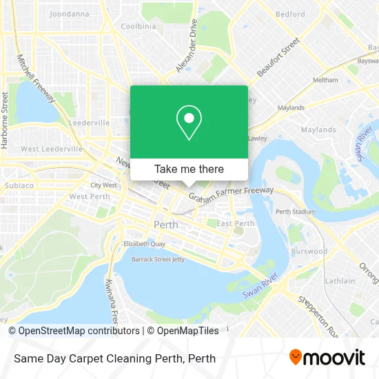 Mapa Same Day Carpet Cleaning Perth