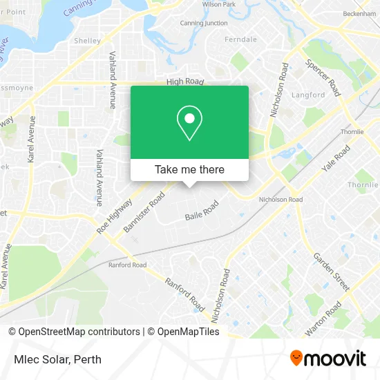 Mapa Mlec Solar