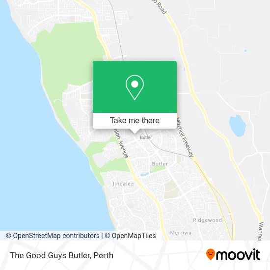 Mapa The Good Guys Butler