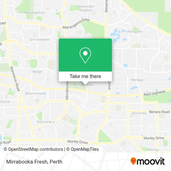 Mapa Mirrabooka Fresh