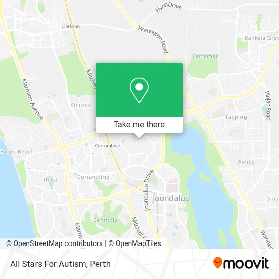 All Stars For Autism map