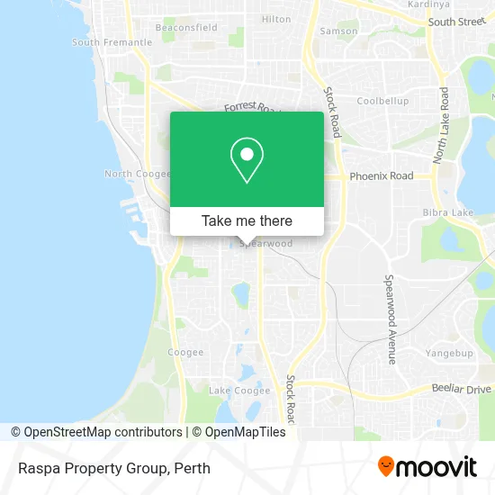 Raspa Property Group map