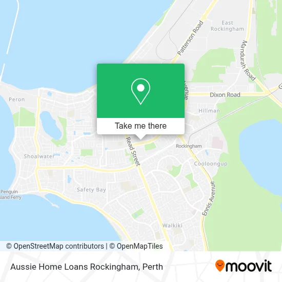 Mapa Aussie Home Loans Rockingham