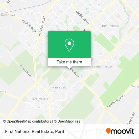 Mapa First National Real Estate