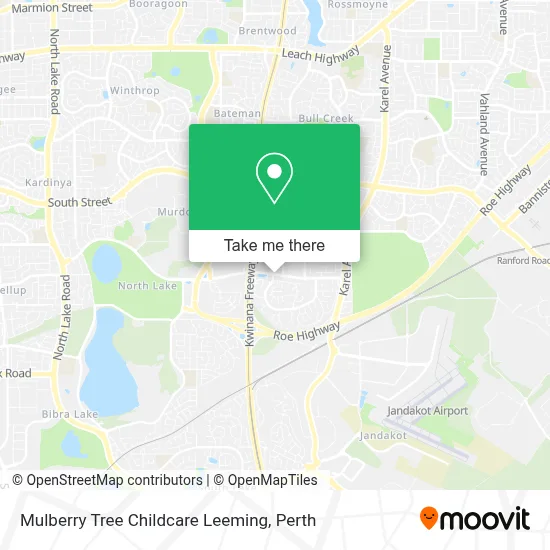 Mapa Mulberry Tree Childcare Leeming